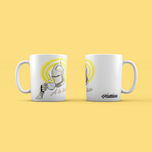 "Paladín" a la taza en una taza